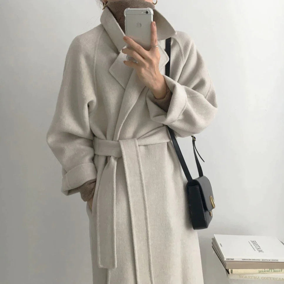 Marie | Trench-coat d'hiver long et classique pour femme