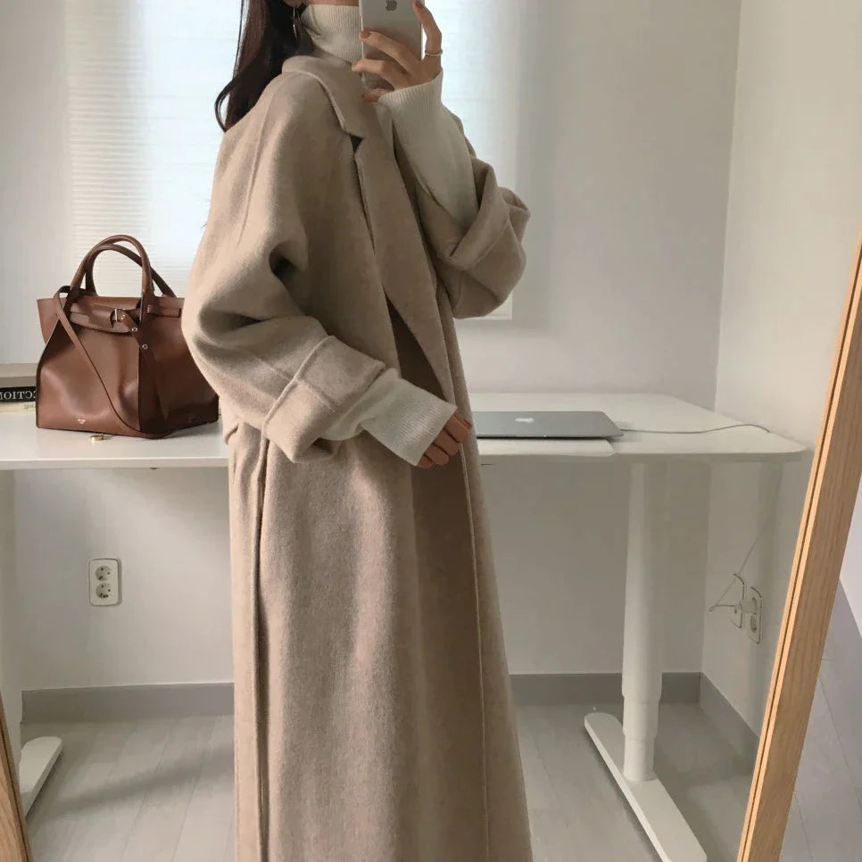 Marie | Trench-coat d'hiver long et classique pour femme